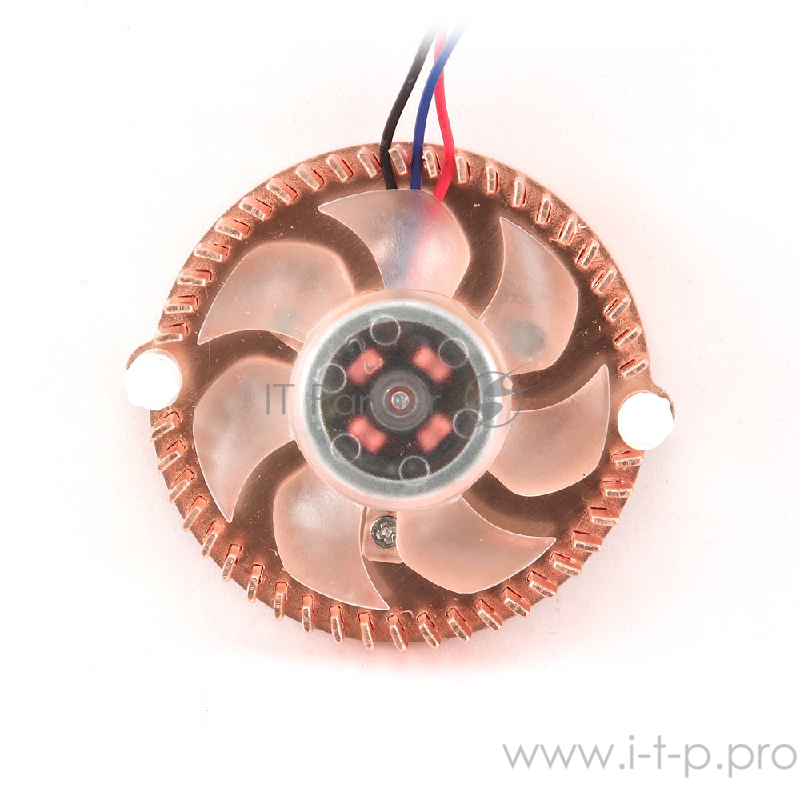 Вентилятор Gembird Вентилятор для видеокарт VC-RE, 3pin/4pin (медн.радиатор, подсветка)