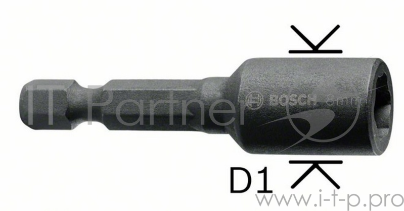 Головка BOSCH Impact Control 10 мм, 1/4'', 1 шт. (2.608.551.020) 10x15.5x50мм, для M6, хв.1/4'', 1ш
