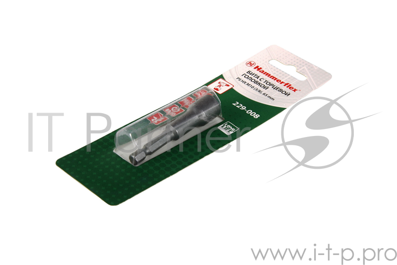 Головка Hammer Flex 229-008 PS HX M10 (3/8), 65 мм, 1шт.