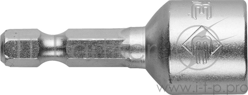 Головка ЗУБР МАСТЕР 26392-13-02 магнитная Cr-V E 1/4'' 13х45мм 2шт