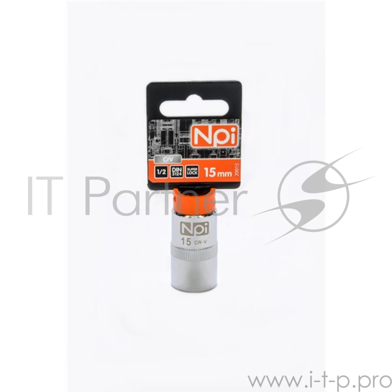 Головка торцевая NPI 20015 1/2'' 15мм