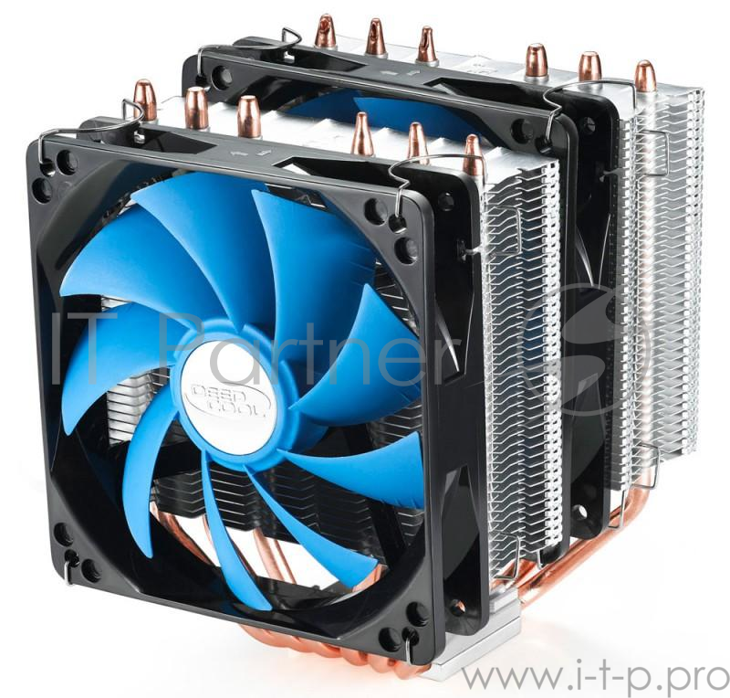Вентилятор Cooler Deepcool NEPTWIN (V2) Intel 2011/1366/115*/775/FM1/AM3/AM2, TDP 150W, PWM