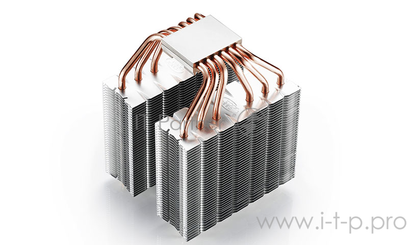 Вентилятор Cooler Deepcool NEPTWIN (V2) Intel 2011/1366/115*/775/FM1/AM3/AM2, TDP 150W, PWM