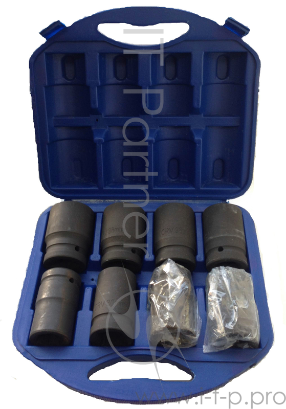 Набор головок БЕЛАВТОКОМПЛЕКТ БАК.00108 1'' 25мм 8шт 27.30 32.33 34.36 38.41мм