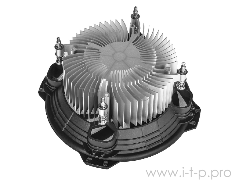 вентилятор Cooler ID-Cooling DK-03 HALO-W LED PWM 100W/PWM/ White LED /Intel 115*