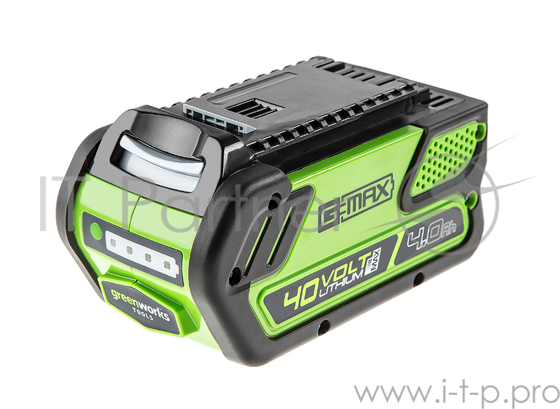 Аккумулятор GREENWORKS G40B4 (29727) 40в g-max40 4Ач время зарядки 80мин