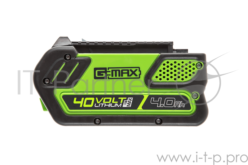 Аккумулятор GREENWORKS G40B4 (29727) 40в g-max40 4Ач время зарядки 80мин