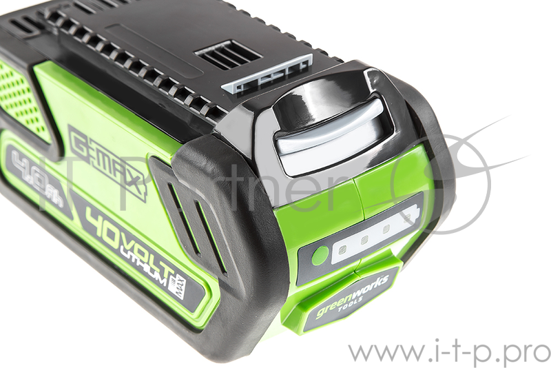 Аккумулятор GREENWORKS G40B4 (29727) 40в g-max40 4Ач время зарядки 80мин