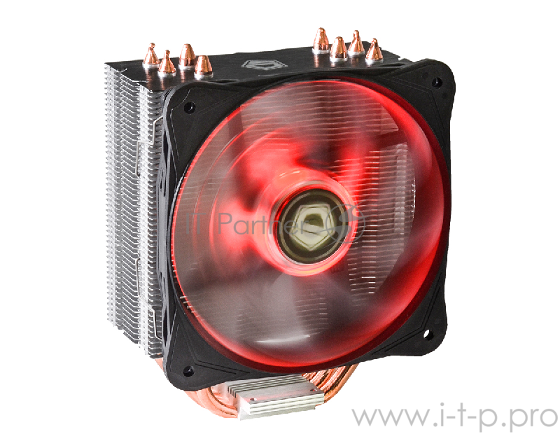 вентилятор Cooler ID-Cooling SE-214L-R 150W/PWM/ Red LED/ all Intel/AMD/Screws