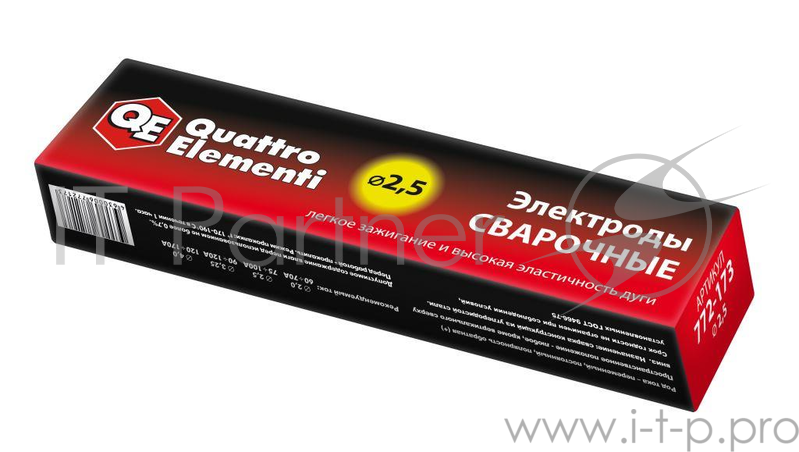 Электроды QUATTRO ELEMENTI 772-173 2.5 X 300мм, 3.0кг