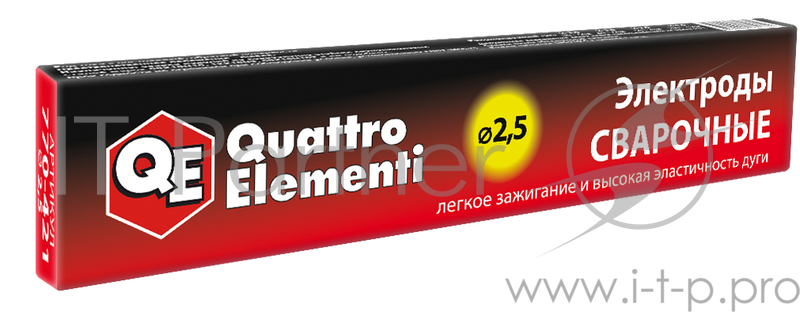 Электроды QUATTRO ELEMENTI 770-421 2.5 X 300мм, 0.9кг