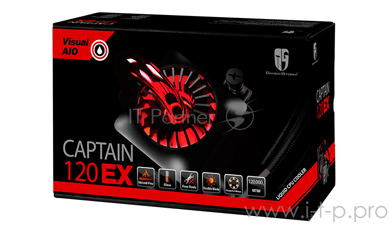 Вентилятор Cooler Water Deepcool CAPTAIN 120 EX