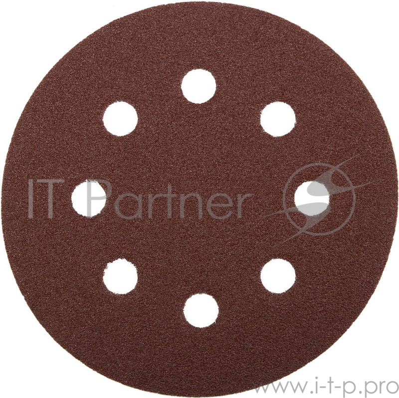 Круг шлифовальный ЗУБР 35562-125-060 МАСТЕР велкро 8отверстий P60 125мм 5шт.