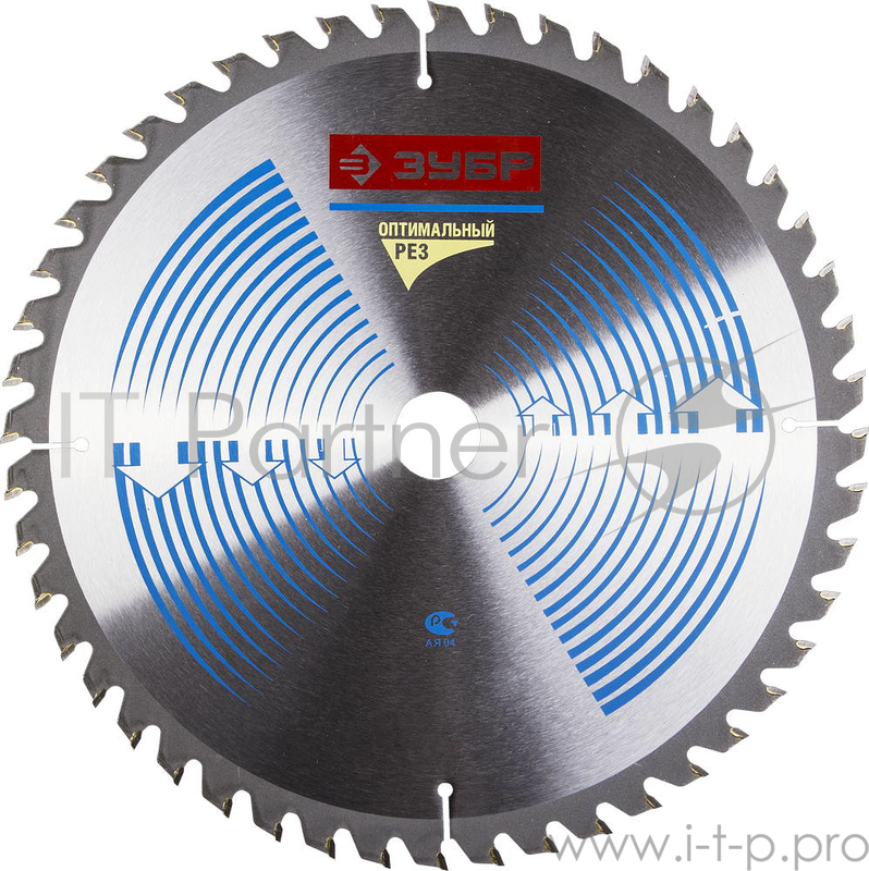 Круг пильный твердосплавный ЗУБР 36903-255-30-40 ЭКСПЕРТ оптимальный рез по дереву 255х30мм 40T