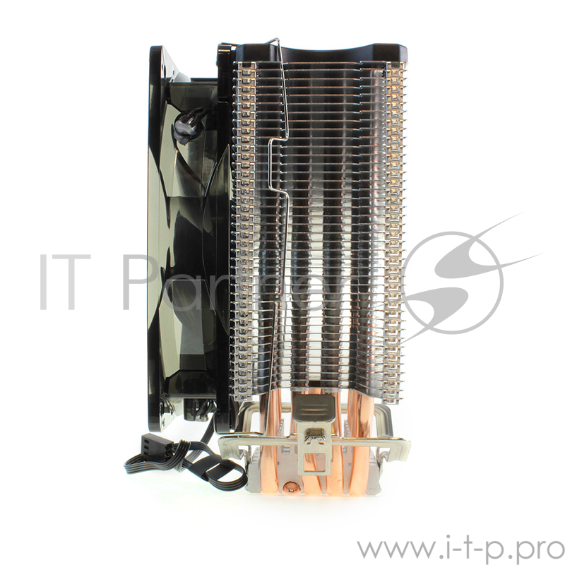 вентилятор CROWN Кулер для процессора CM-5 (Для Intel и AMD,TDP до 187 Ватт,5шт. теплопроводных трубок,Синяя светодиодная подсветка,Гидродинамическиий подшипник,Размер: 148*126*85 мм)