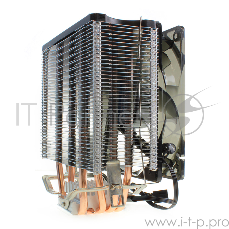 вентилятор CROWN Кулер для процессора CM-5 (Для Intel и AMD,TDP до 187 Ватт,5шт. теплопроводных трубок,Синяя светодиодная подсветка,Гидродинамическиий подшипник,Размер: 148*126*85 мм)