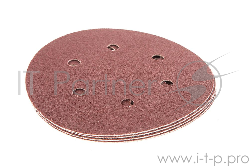 Шлиф. круг самосцепл. Hammer Flex 214-014 Д150мм 6отв. Р 60, набор 5 шт