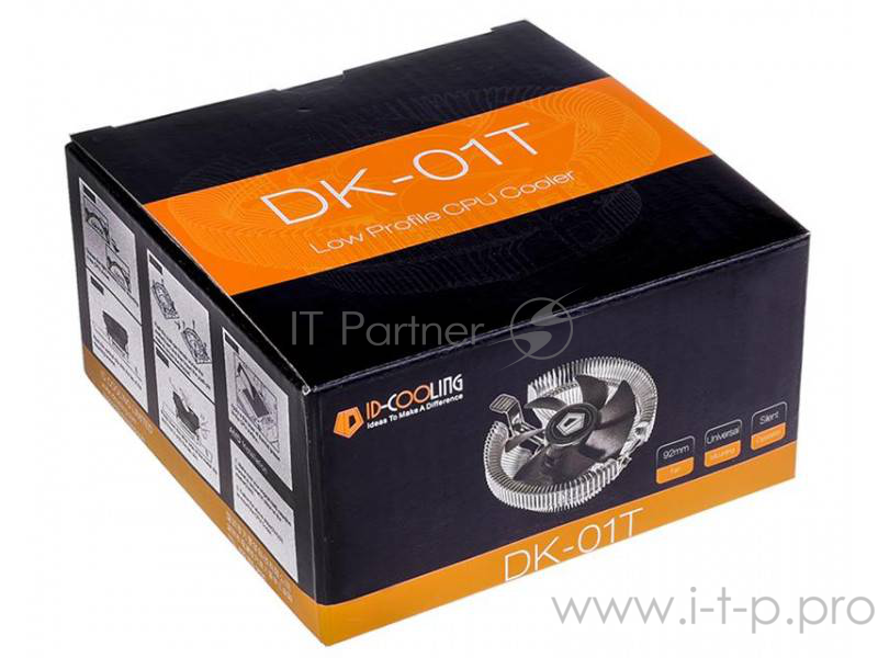 вентилятор Cooler ID-Cooling DK-01 95W/PWM/ Intel 775,115*/AMD