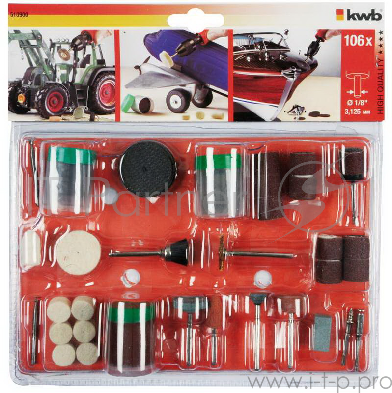 Набор оснастки KWB 5109-00 иструментальный набор 105 предм.