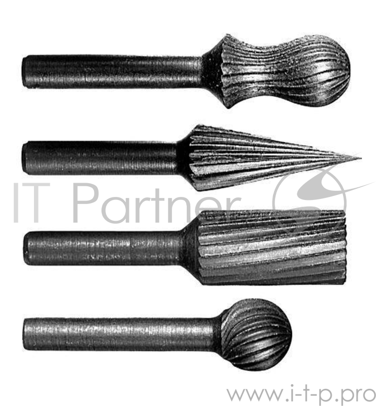 Набор шарошек BOSCH 1609200314 4 РУЧ.ФРЕЗЫ SET 13мм