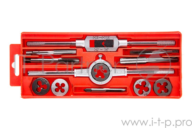 Набор метчиков и плашек Hammer Flex 601-039 12 шт