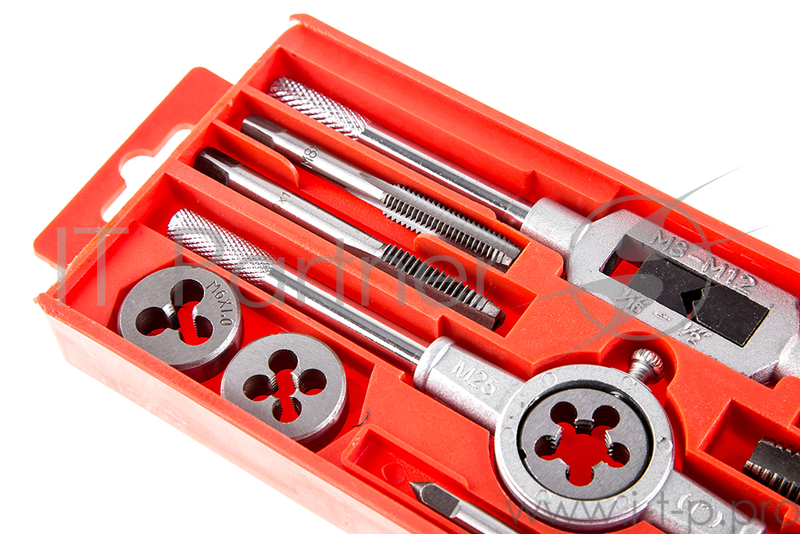 Набор метчиков и плашек Hammer Flex 601-039 12 шт