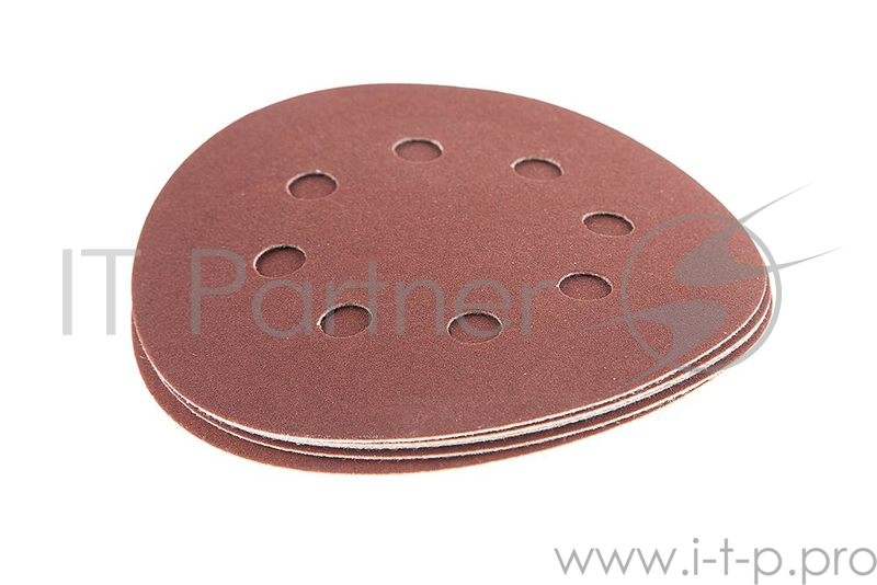 Шлиф. круг самосцепл. Hammer Flex 214-008 Д125мм 8отв. Р 220, набор 5 шт