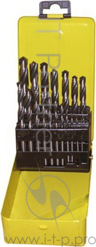 Набор сверл ЭНКОР 21220 по металлу 19шт. 1-10 шаг 0,5 покрыт мет