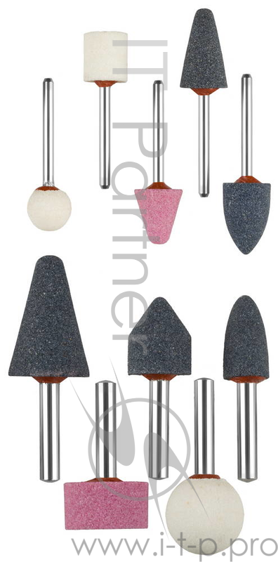 Набор шарошек ЗУБР 35998-H10 МАСТЕР для гравера и дрели хвостовик3.2мм d6мм