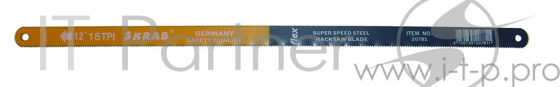 Полотно для ручной ножовки SKRAB 20781 по металлу 300мм С300 18TPI