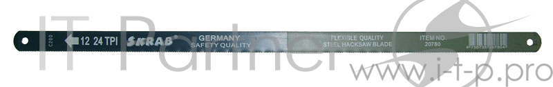 Полотно для ручной ножовки SKRAB 20780 по металлу 300мм С200 24TPI
