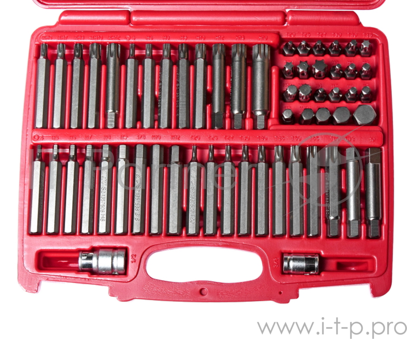 Набор бит JTC 3509 в кейсе 58пр.