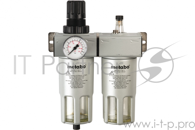 Фильтр METABO 0901063869 FRL-180 1/4'' регулятор-маслёнка