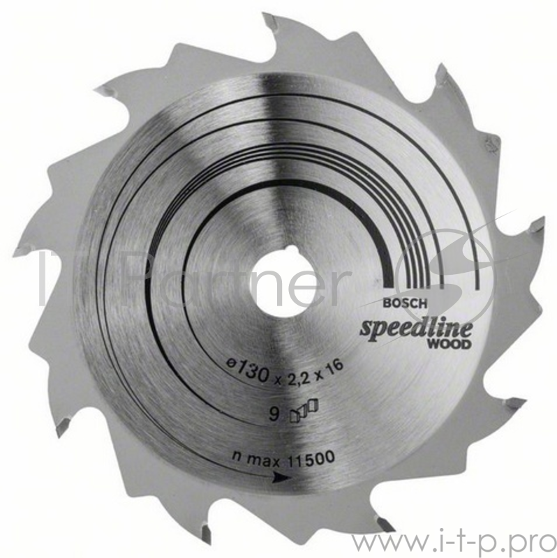 Круг пильный твердосплавный BOSCH 2608640774 130х16мм 9 SPEEDLINE