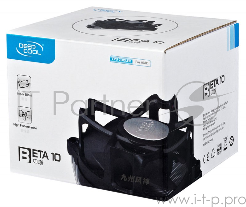 Вентилятор Cooler Deepcool BETA 10 {Soc-FM2/FM1/AM3+/AM3/AM2+/AM2, 3pin, 25dB, Al, 89W, 307g, скоба}