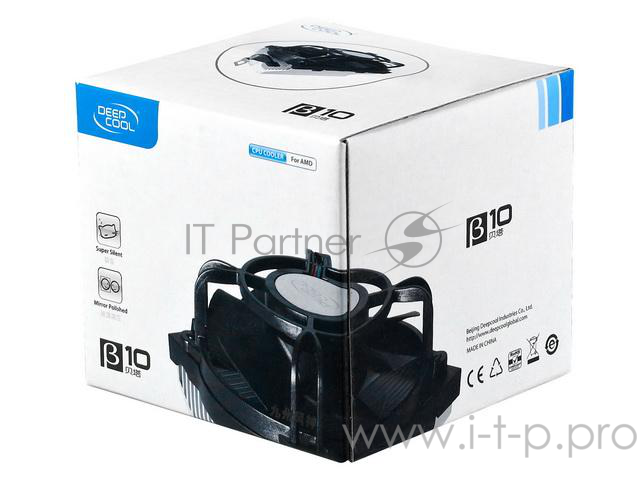 Вентилятор Cooler Deepcool BETA 10 {Soc-FM2/FM1/AM3+/AM3/AM2+/AM2, 3pin, 25dB, Al, 89W, 307g, скоба}