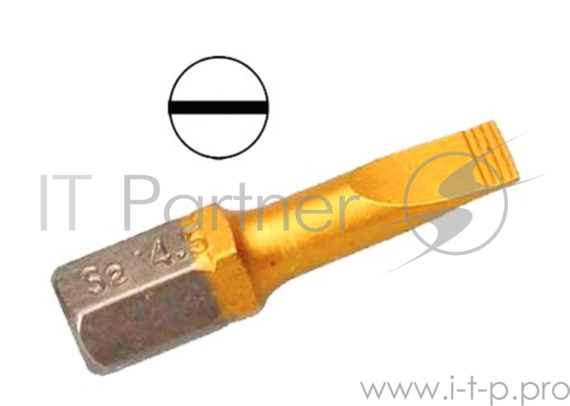 Бита Hammer Flex 203-139 PB SL-1,2*6,5 25мм TIN, 1шт.