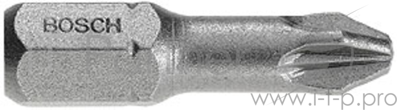 Бита BOSCH EXTRA-HART Pz2 25 мм, 1 шт. (2.607.001.560) 1шт.