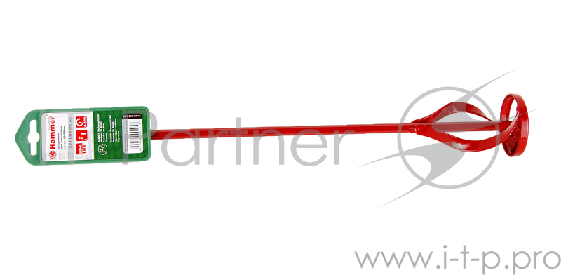 Венчик для миксера Hammer Flex 221-009 MX-AC 60 х 400 мм для смешивания краски, окрашенный