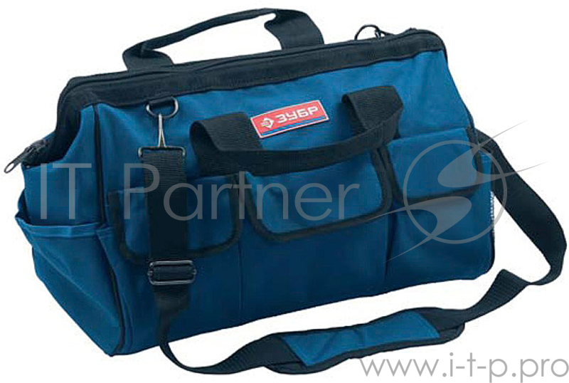 Сумка ЗУБР 38645-21 ''Эксперт'' для инструмента 17 карманов 52см