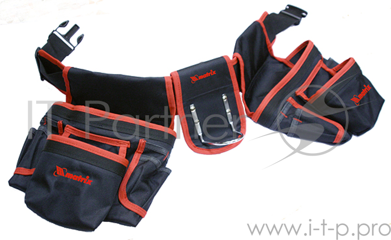 Сумка MATRIX 90240 пояс двойная 20 карманов держатель для молотка