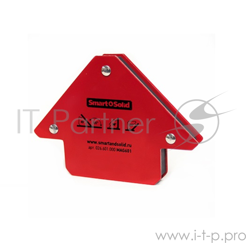Угольник магнитный SMART&SOLID MAG601 неотключаемый многопозиционный толщ.14мм углы 45°/90°/135°