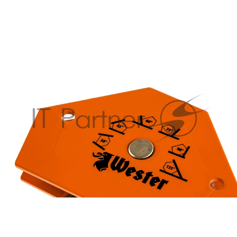 Уголок магнитный для сварки WESTER WMCT25 829-005, углы 30°, 45°, 60°, 75°, 90°, 135°, 11,5кг