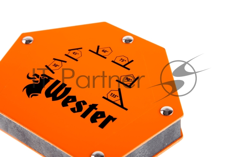 Уголок магнитный для сварки WESTER WMCT75 829-007, углы 30°, 45°, 60°, 75°, 90°, 135°, 35кг