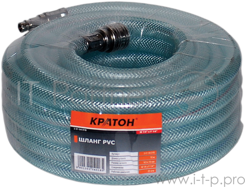 Шланг КРАТОН 30104018 PVC (ПВХ) 10м