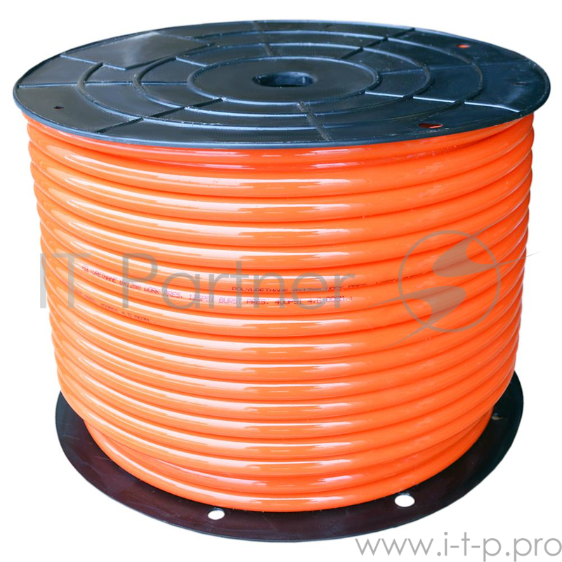 Шланг спиральный для пневмоинструмента WIEDERKRAFT WDK-65712 прямой ПУ 8х12 катушка 100м