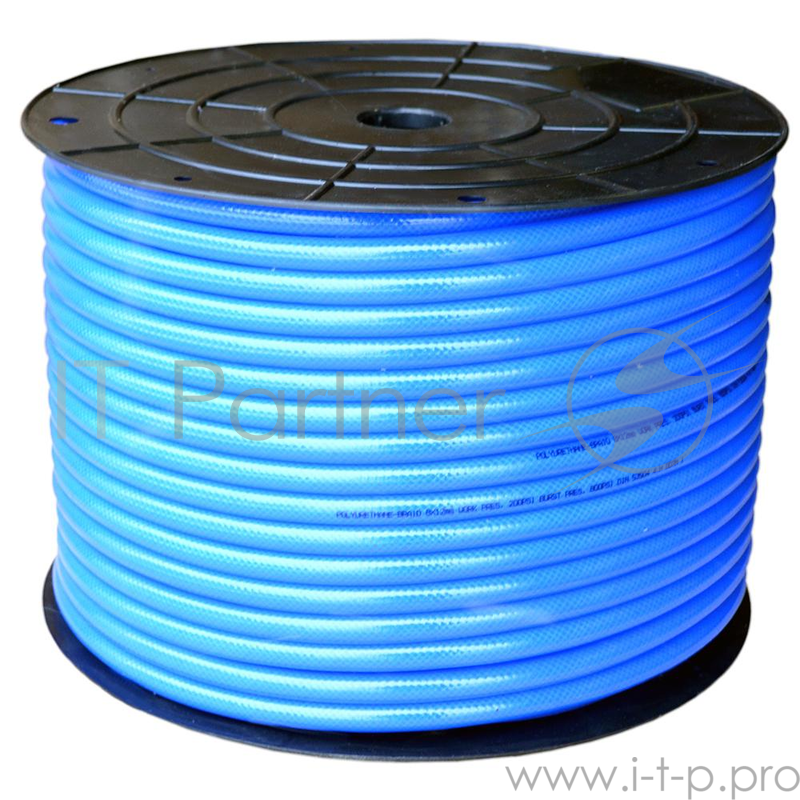 Шланг спиральный для пневмоинструмента WIEDERKRAFT WDK-65771 армированный ПУ катушка 100м 14бар