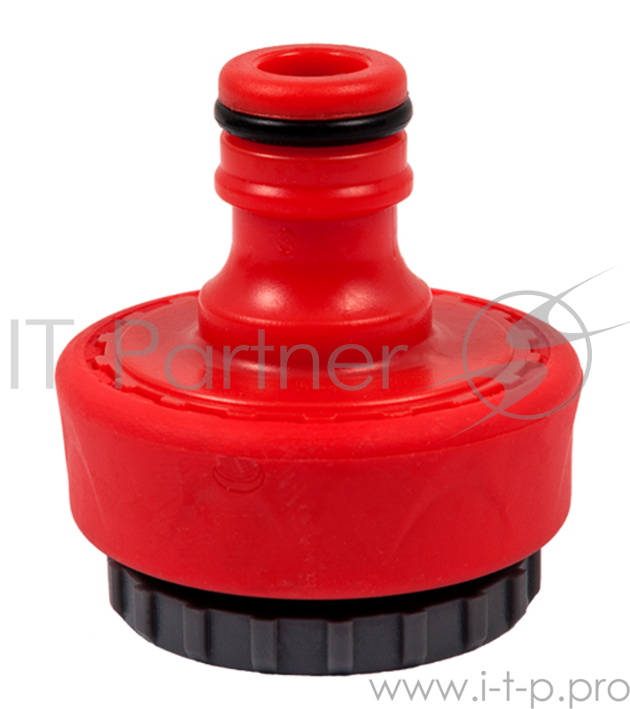 Штуцер QUATTRO ELEMENTI 646-041 для шланга внутр. резьба 3/4'' и 1'' - БРС папа мягкий пласик