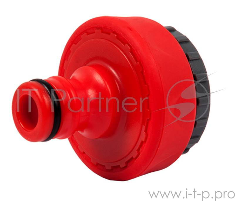 Штуцер QUATTRO ELEMENTI 646-041 для шланга внутр. резьба 3/4'' и 1'' - БРС папа мягкий пласик