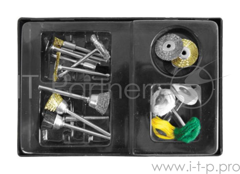 Набор насадок для дрели FIT 36491 набор корщетки/шарошки в чемоданчике 17шт.